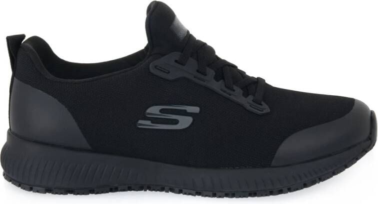 Skechers Work Squad Slipresistant Sneaker Dames Zwart