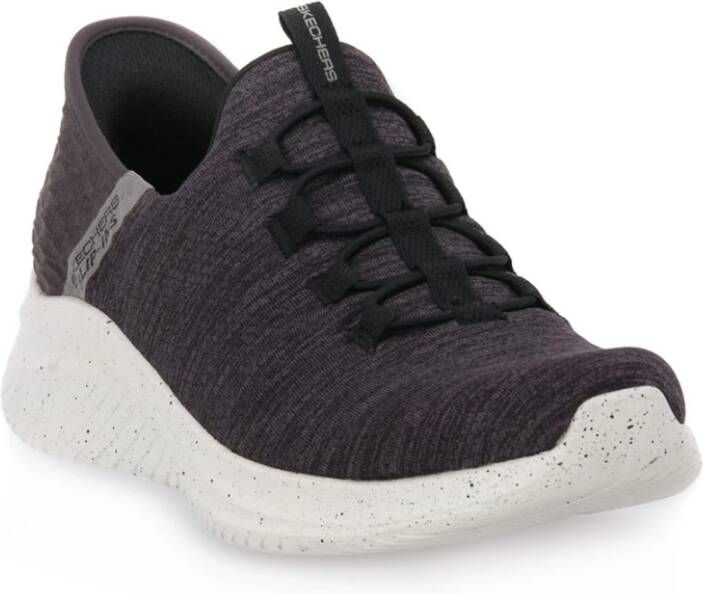 Skechers Zwarte Ultra Flex Herensneakers Zwart Heren