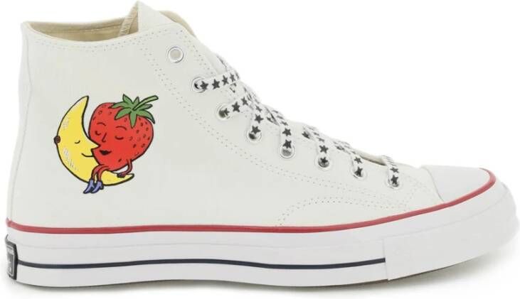 SKY High Farm Chuck 70 High Top Canvas Sneakers White