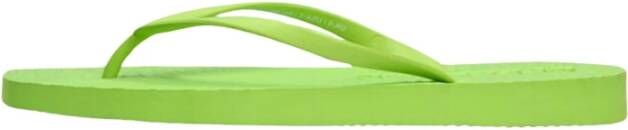 Sleepers Groene Tapered Strandslippers Green Dames