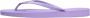 Sleepers Tapered Teenslippers Zomer slippers Dames Paars - Thumbnail 3