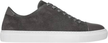 Sneaky Steve Suede Leren Herenschoenen Rubberen Zool Gray Heren