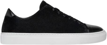 Sneaky Steve Suede Leren Rubberen Zool Schoenen Black Heren