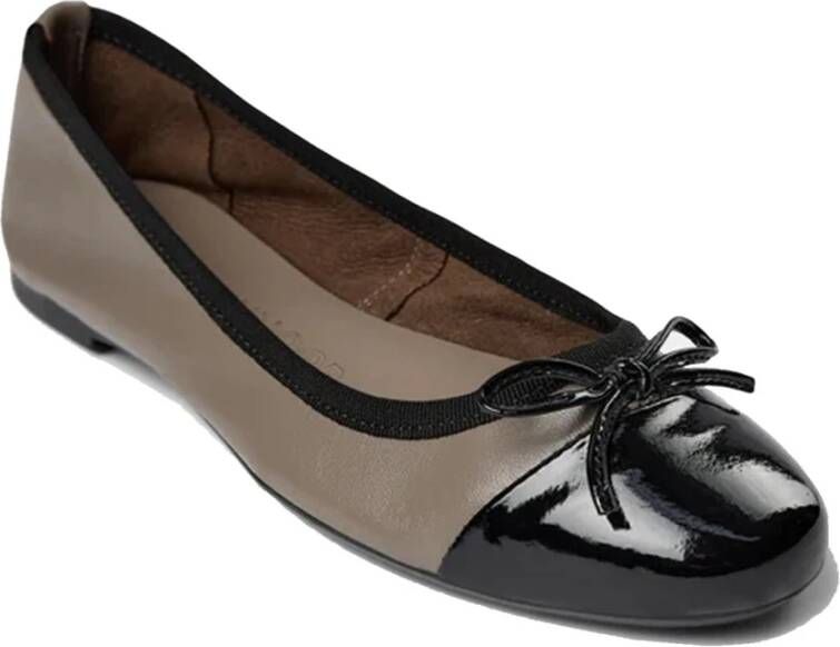 Sofie Schnoor Ballerina Schoenen met Strik Detail Dark Sand Beige Dames - Foto 2