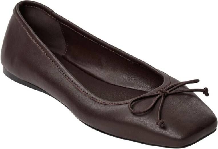 Sofie Schnoor Bruine Ballerina Schoenen met Skater Detail