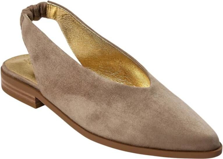 Sofie Schnoor Elastische Ballerina Schoenen Donker Zand