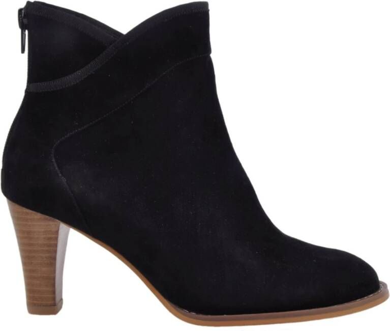 Sofie Schnoor Elegante Veronica Zwarte Suède Laarzen Black Dames