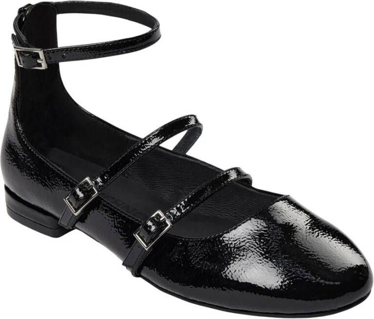 Sofie Schnoor Elinorsw Ballerina Zwarte Leren Schoenen