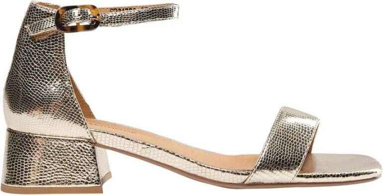 Sofie Schnoor Hoge hiel sandalen Geel Dames