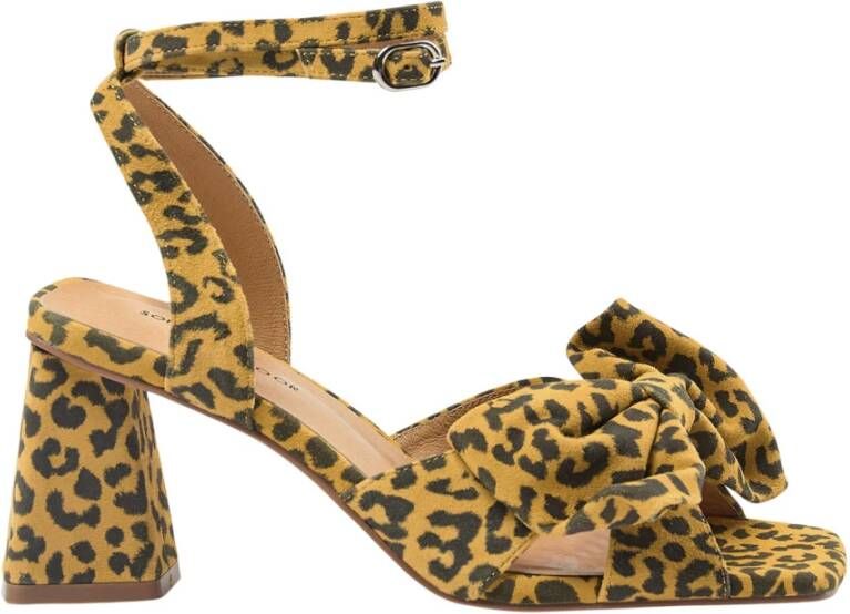 Sofie Schnoor Hoge hiel sandalen Geel Dames