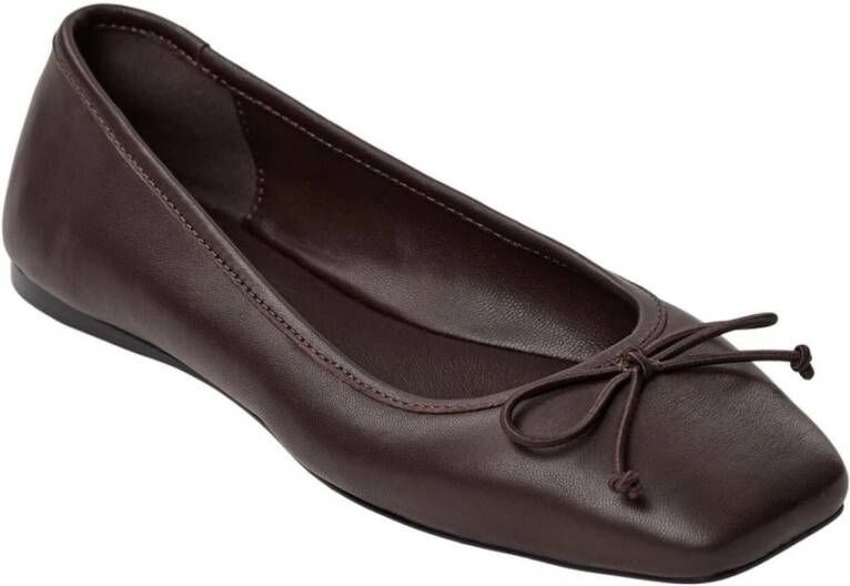 Sofie Schnoor Bruine Ballerina Schoenen met Skater Detail