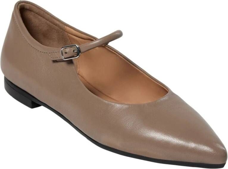 Sofie Schnoor Marysw Ballerina Taupe Leren Schoenen