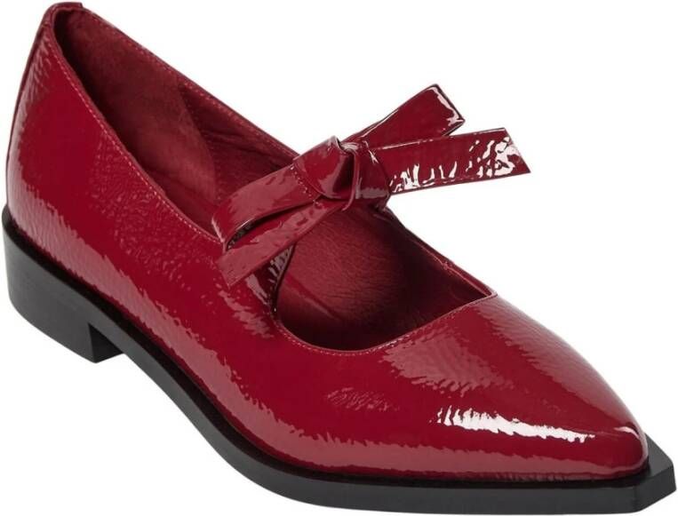Sofie Schnoor Rode Ballerina Schoenen met Strikdetail