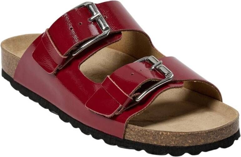 Sofie Schnoor Rode Sandalen Woman Novasw Stijl