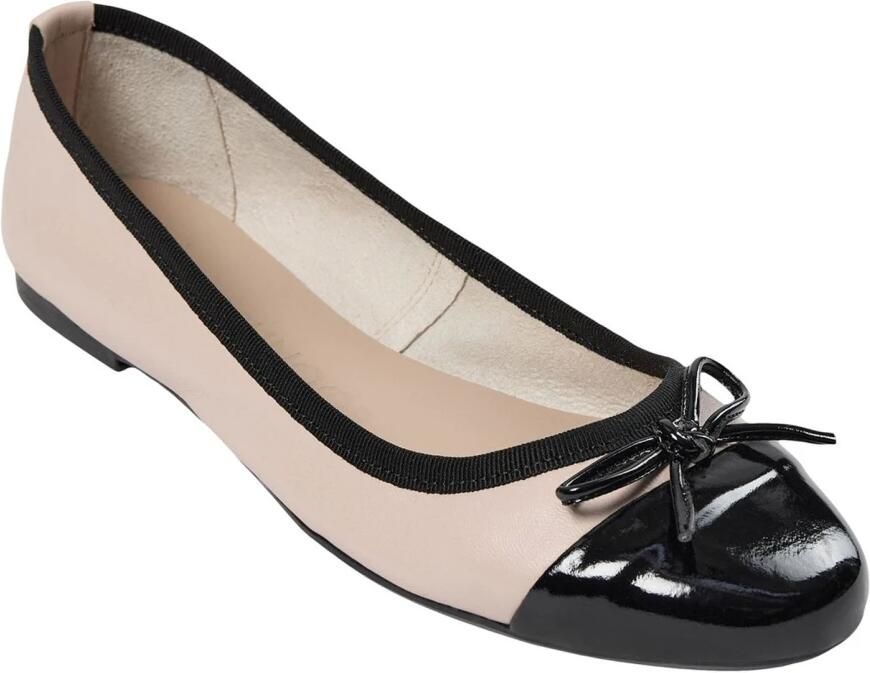 Sofie Schnoor Donkerzand Ballerina Schoenen met Strik