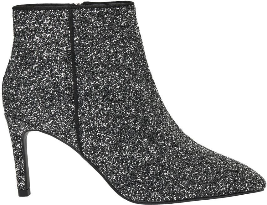 Sofie Schnoor Zwarte glitterlaarzen met puntige neus Gray Dames