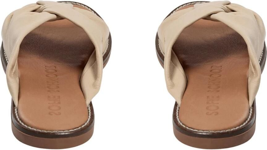 Sofie Schnoor Rosesw Sandal Beige Leren Slippers - Foto 2
