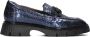 SOFTWAVES Loafers Dames 9.02.07 Maat: 36 Materiaal: Leer Kleur: Blauw - Thumbnail 2