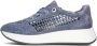 SOFTWAVES Lage Sneakers Dames 8.95.04 Maat: 39 5 Materiaal: Suède Kleur: Blauw - Thumbnail 2