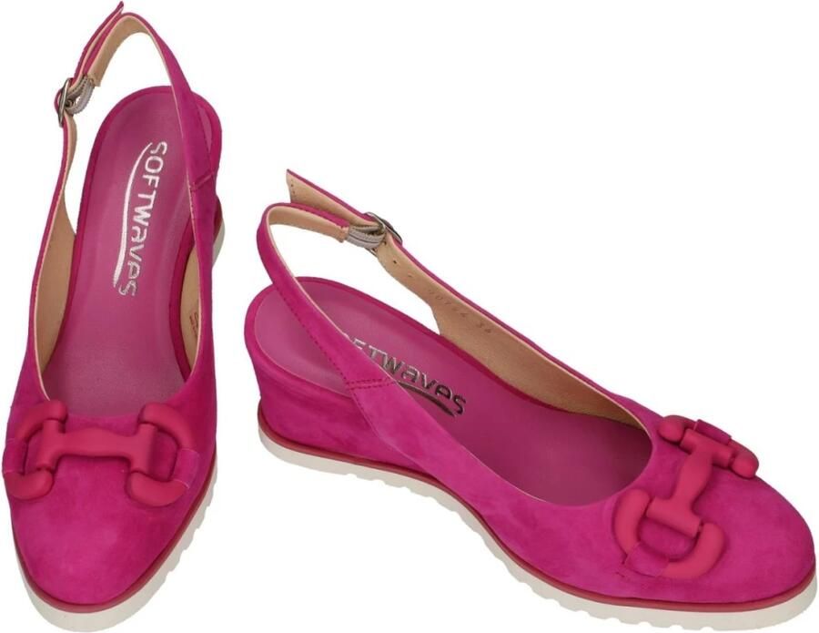 Softwaves -Dames fuchsia pumps & hakschoenen - Foto 2
