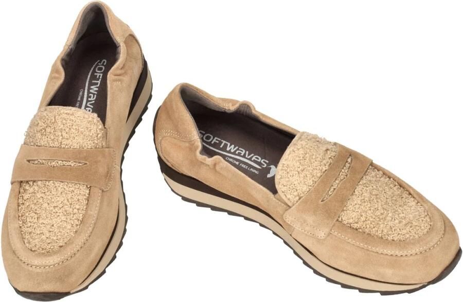 Softwaves -Dames beige ballerina's & mocassins - Foto 2