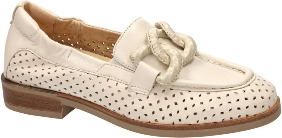Softwaves -Dames crÈme ballerina's & mocassins