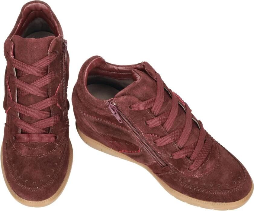 Softwaves -Dames bordeaux sneakers - Foto 2
