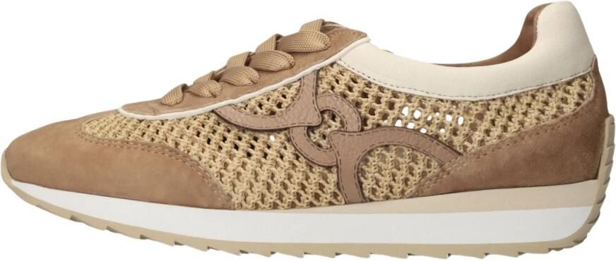 SOFTWAVES Lage Sneakers Dames 9.32.29 Textiel Beige - Foto 6
