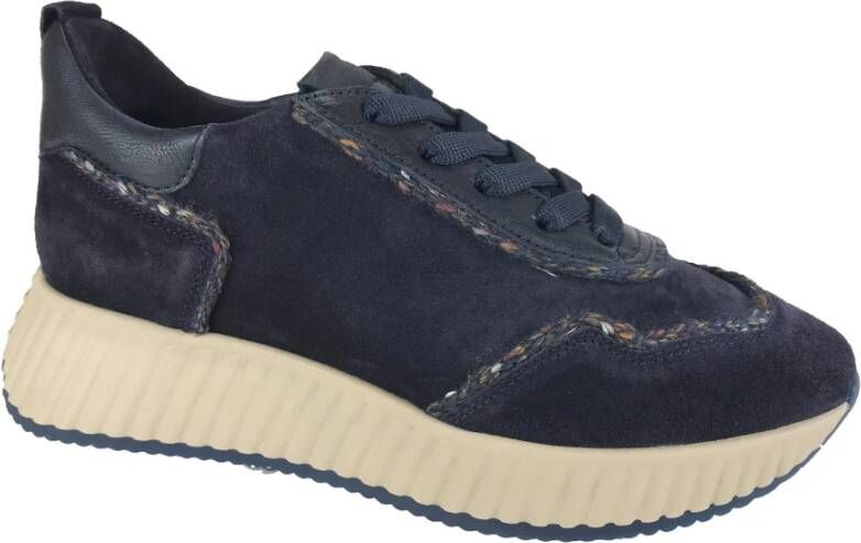 Softwaves -Dames blauw donker sneakers