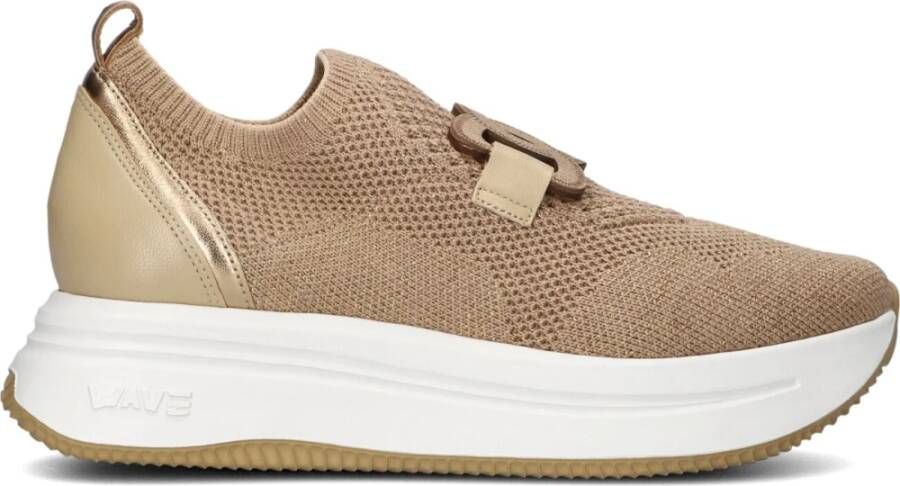 SOFTWAVES Sneakers Dames 9.13.03 Maat: 37 5 Materiaal: Textiel Kleur: Camel