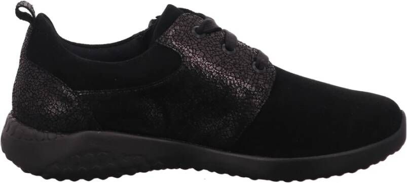 Solidus Zwarte Veterschoenen Kyle Wijdte K - Foto 3