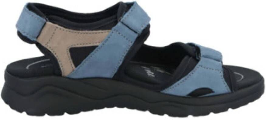 Solidus Comfort Sandalen voor Dames in effen kleuren