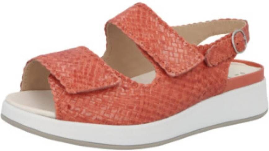 Solidus Comfortabele damessandalen in effen kleuren