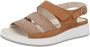 Solidus Sandalen dames Hannah 75032-30671 nubuk muskat (H) 2 3 en - Thumbnail 2