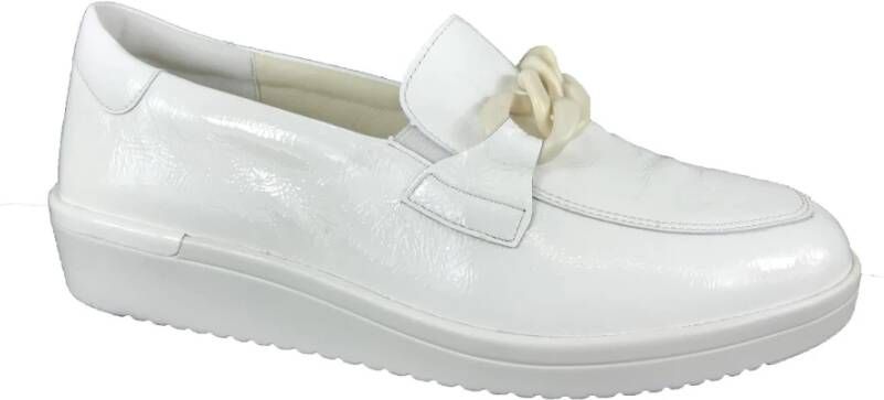 Solidus Mocassin Schoenen White Dames