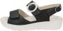 Solidus Monochrome Sandalen voor Dames - Thumbnail 1