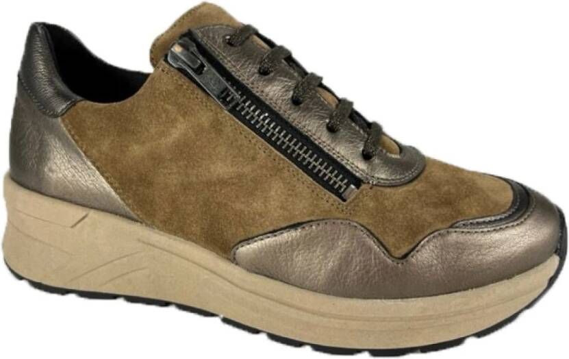 Solidus Sneaker Schoenen Brown Dames