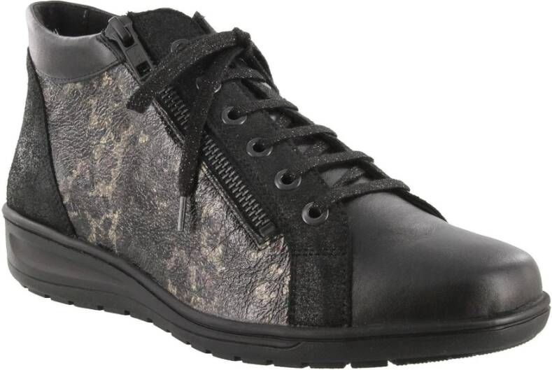 Solidus Stijlvolle Damessneakers Black Dames