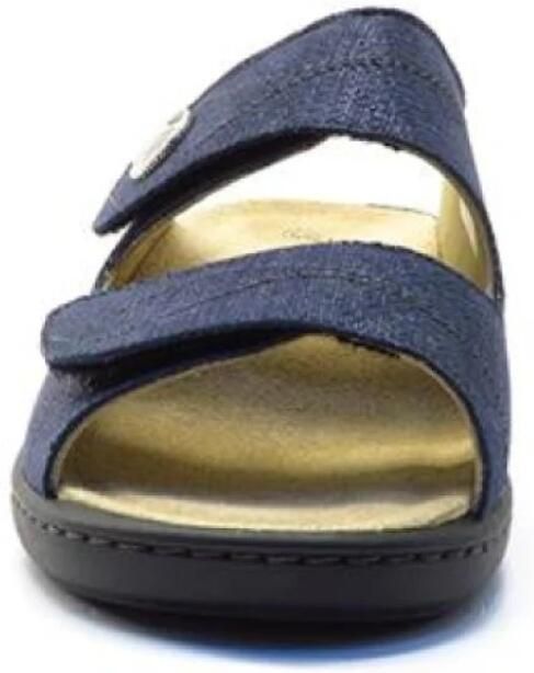 Solidus Dames Slippers Uitneembaar voetbed voor eigen steunzolen artikel 21104.80804 blauw - Foto 3
