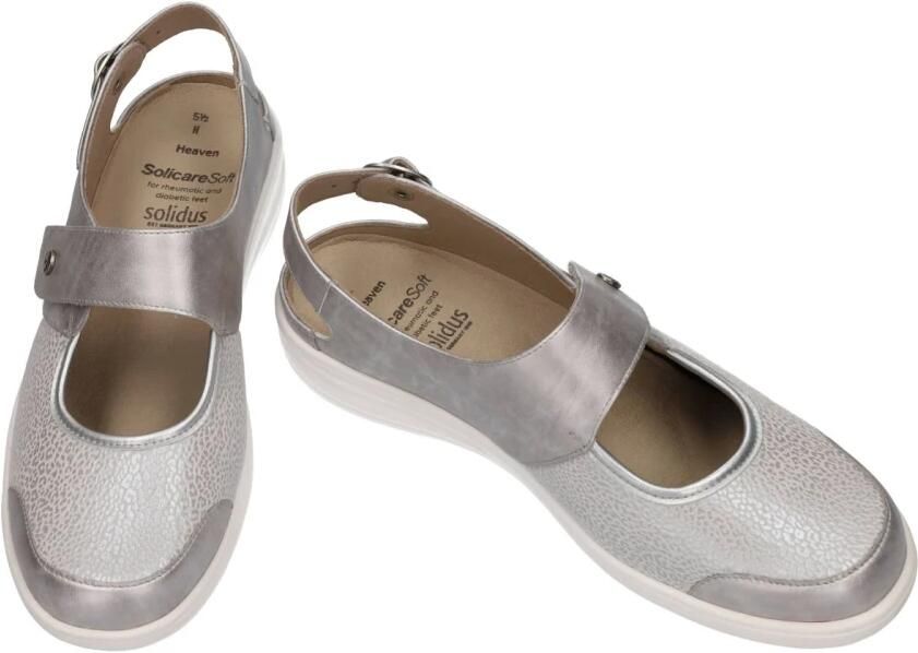 Solidus Solid Dames zilver sandalen - Foto 2