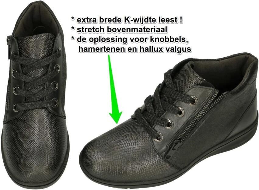Solidus Solid Dames zwart bottines - Foto 4
