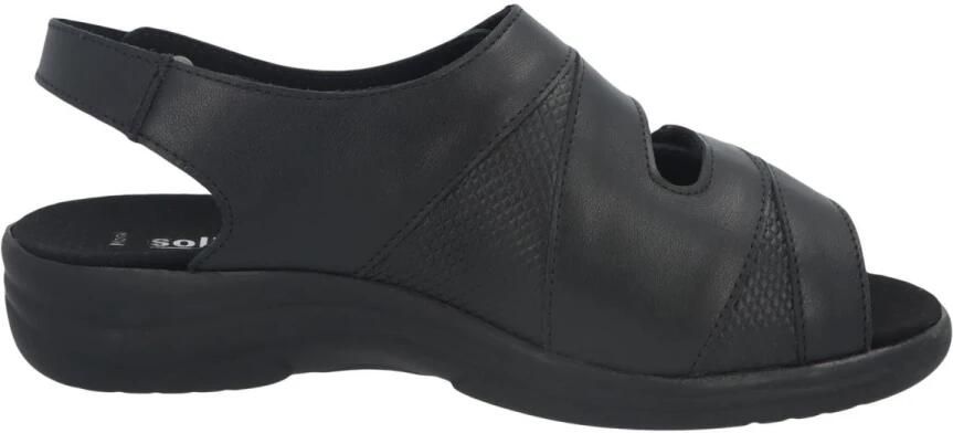 Solidus Dames sandalen Extra breed Wijdte M 74019.01319 Zwart