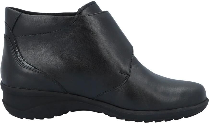 Solidus Solid 00701 Zwarte halfhoge klittenband boot wijdte K - Foto 4