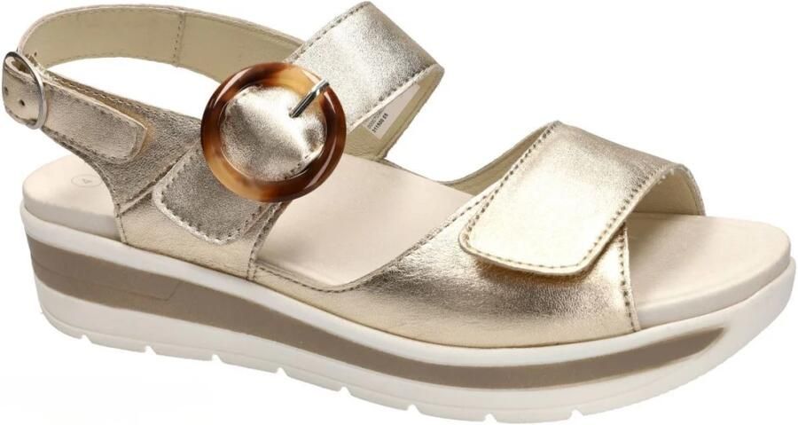 Solidus Solid Dames goud sandalen