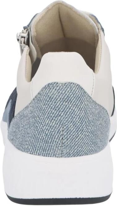 Solidus Dames sneaker Extra breed wijdte K uitneembaar voetbed Artikel 65019.80800 Blauw wit combinatie - Foto 7