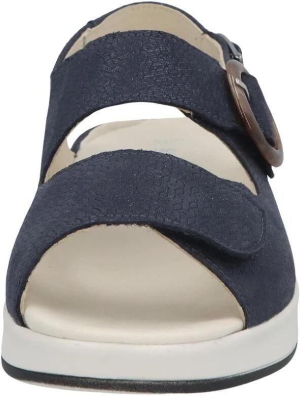 Solidus Dames sandalen Extra breed wijdte K 79105.80804 blauw - Foto 3
