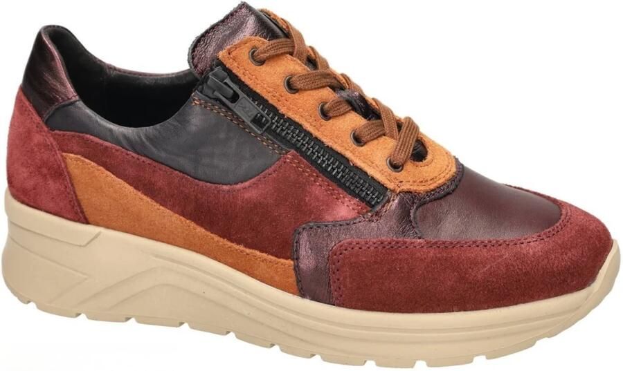 Solidus Solid Dames bordeaux sneakers - Foto 2
