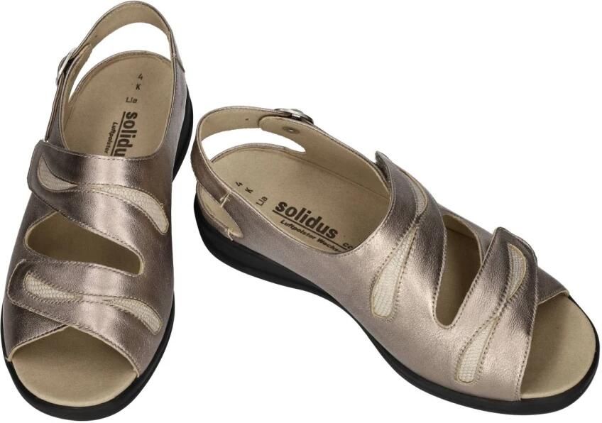 Solidus Solid Dames brons sandalen - Foto 2