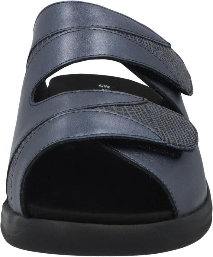 Solidus Blauwe damesslide sandalen comfort stijl - Foto 2