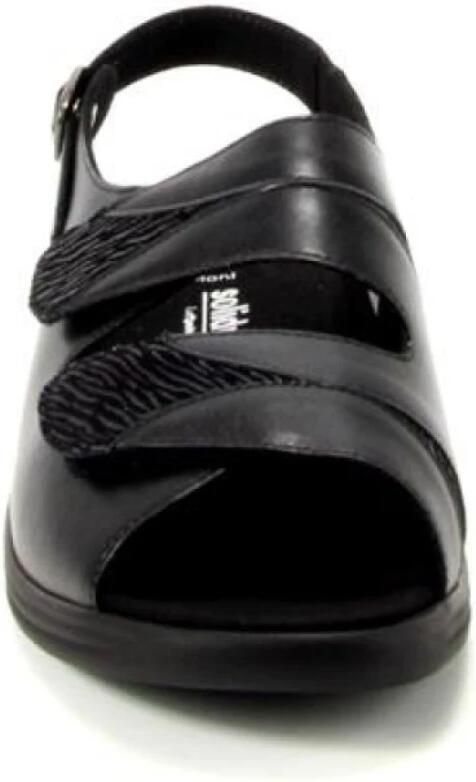 Solidus Dames Sandalen 74019.01236 Zwart Combi Extra Breed K - Foto 2